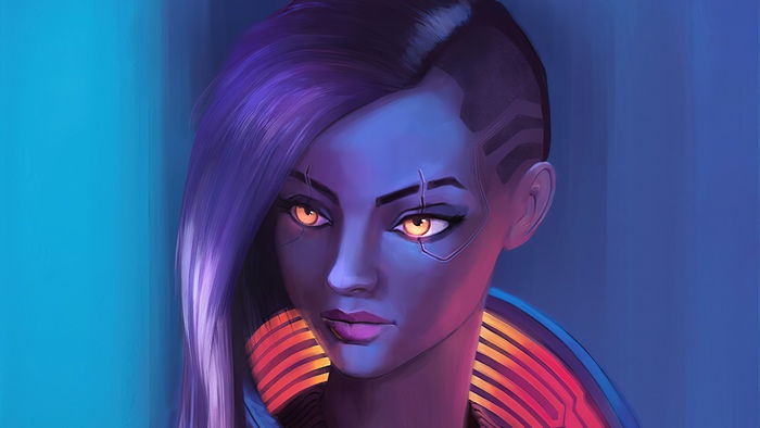 Sombra from Cyberpunk 2077 4K