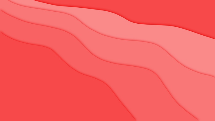 Abstract red wavy layers 4K