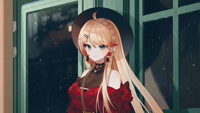 Anime girl from Azur Lane in 4K