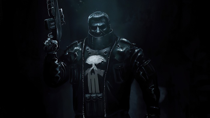 The Punisher artwork 4K