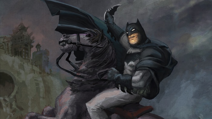Batman on Horseback Artwork