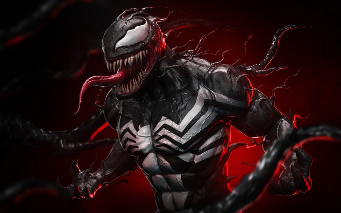 Venom from Marvel artwork 4K
