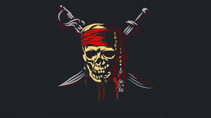 Pirate Skull with Crossed Swords
