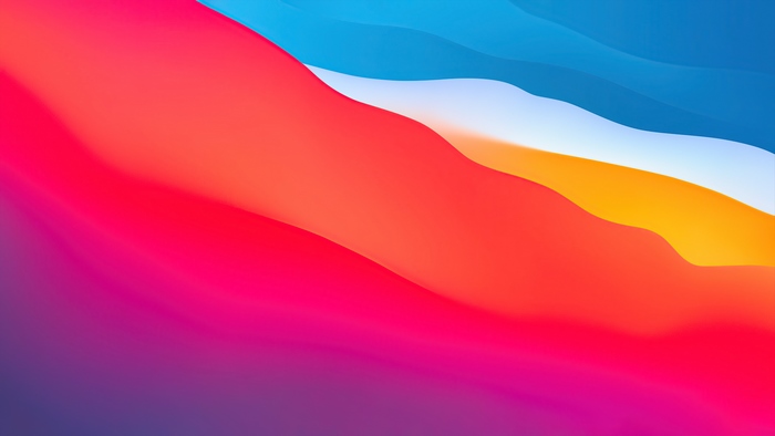 Abstract colorful waves, Big Sur