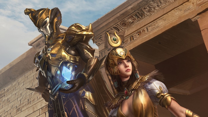 PUBG Anubis and Egyptian Woman