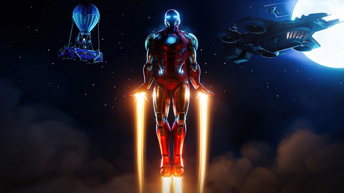 Iron Man from Fortnite in 4K