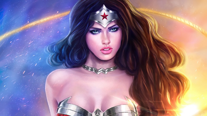 Wonder Woman with Lasso of Truth