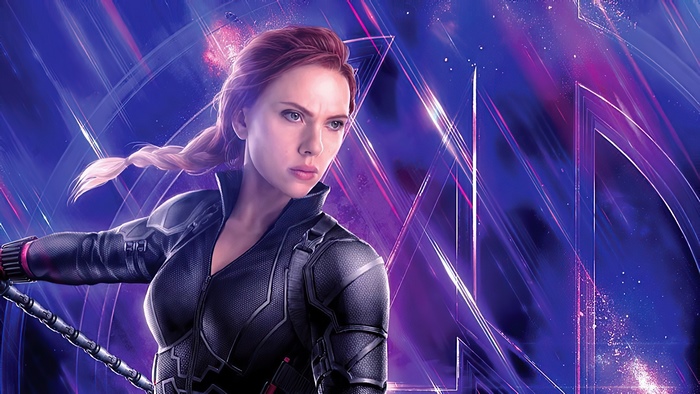 Black Widow from Avengers Artwork 4K