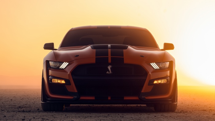 Ford Mustang Shelby GT500 at Sunset