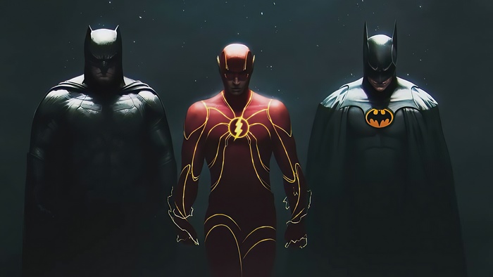 Batman and Flash from DC Comics
