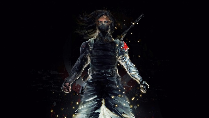 Winter Soldier from Marvel artwork 4K