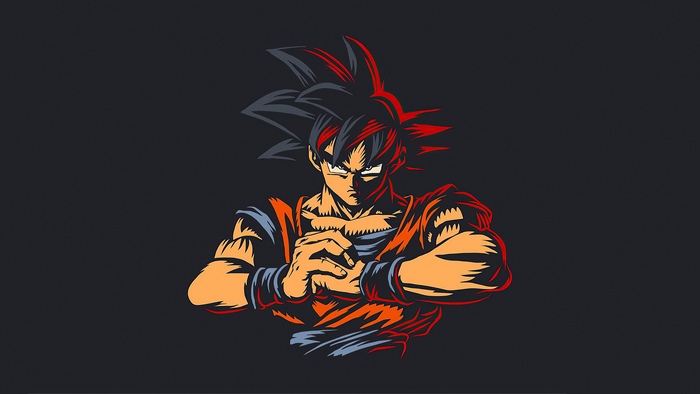 Goku from Dragon Ball Z Anime Artwork 4K