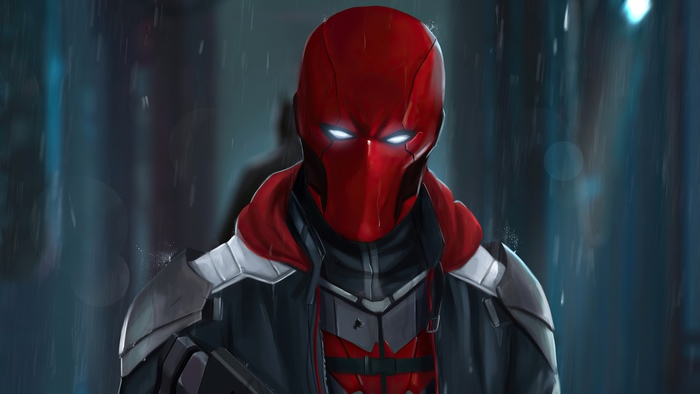 Red Hood artwork 4K