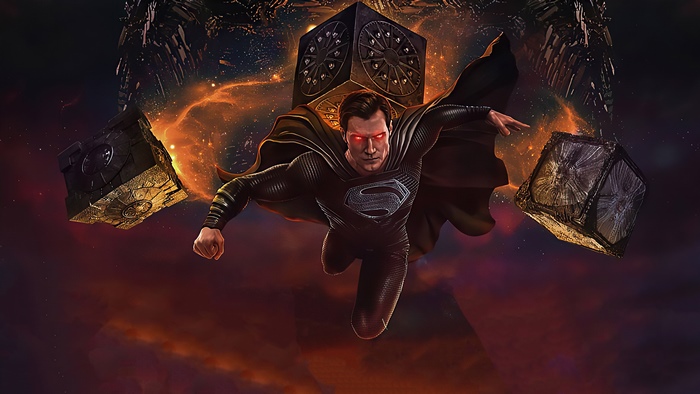 Superman from Justice League with Mother Boxes