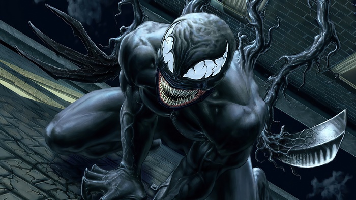 Venom from Marvel Comics artwork 4K