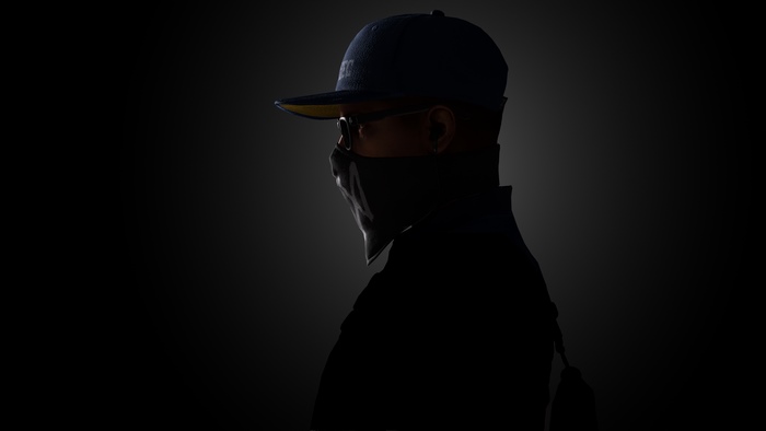 Marcus Holloway from Watch Dogs 2 wearing a mask