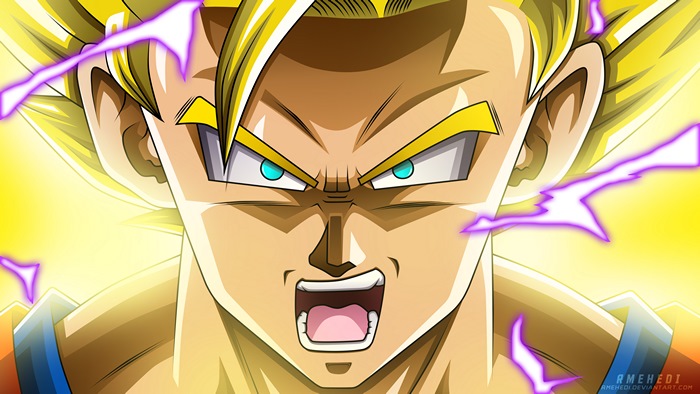 Goku Super Saiyan from Dragon Ball Super