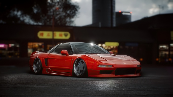 Red Honda NSX from Need for Speed 4K