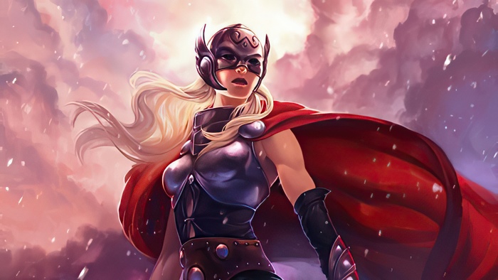 Artwork of Thor from Thor: Love and Thunder
