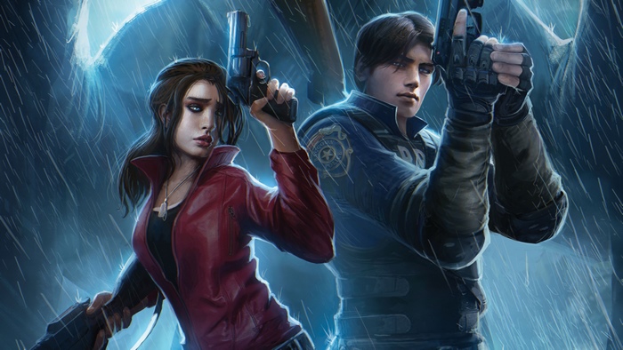 Claire Redfield and Leon S. Kennedy from Resident Evil 4K