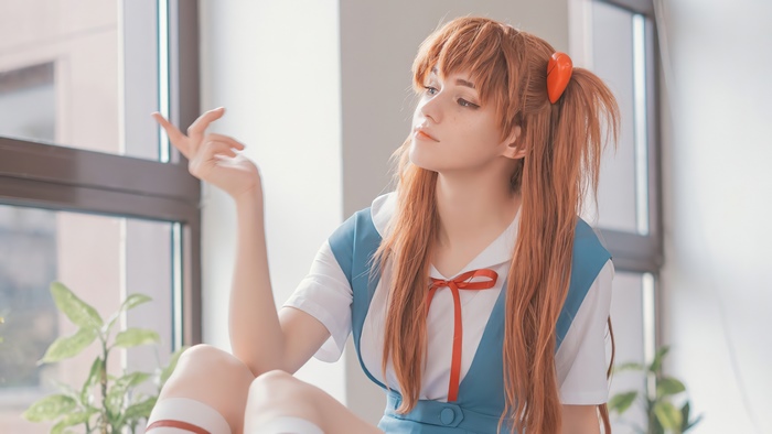 Asuka Langley Soryu from Neon Genesis Evangelion Cosplay