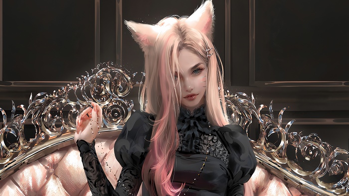 Ahri from League of Legends artwork 4K
