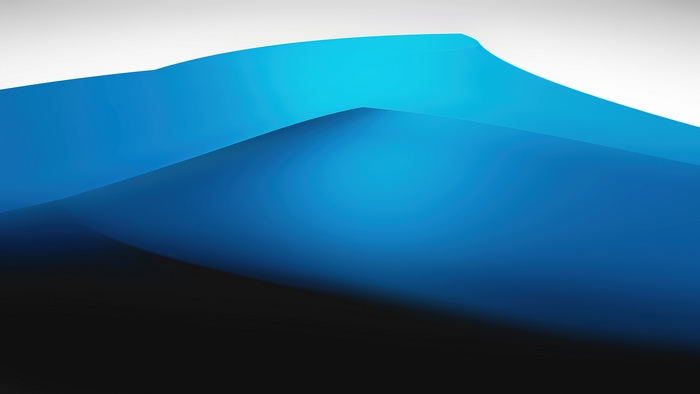 Abstract blue and white landscape 4K