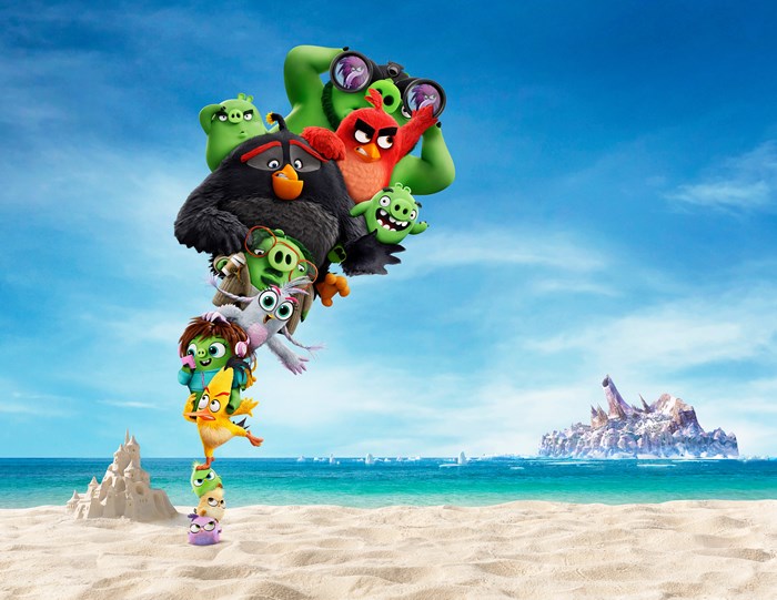 The Angry Birds Movie 2 Characters on Beach