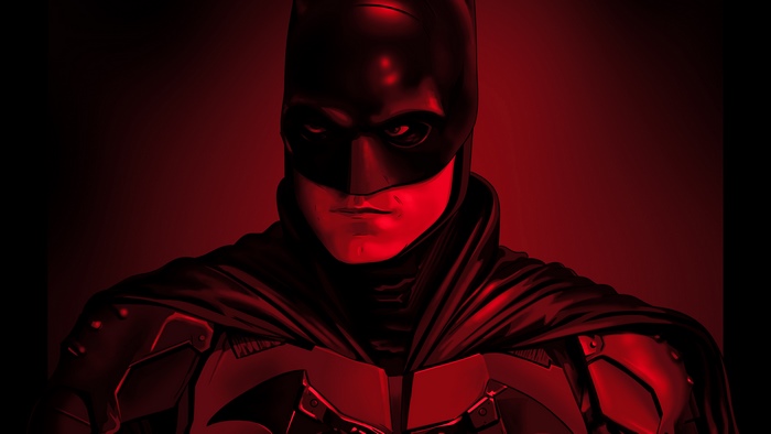 The Batman from The Batman 2021 movie artwork