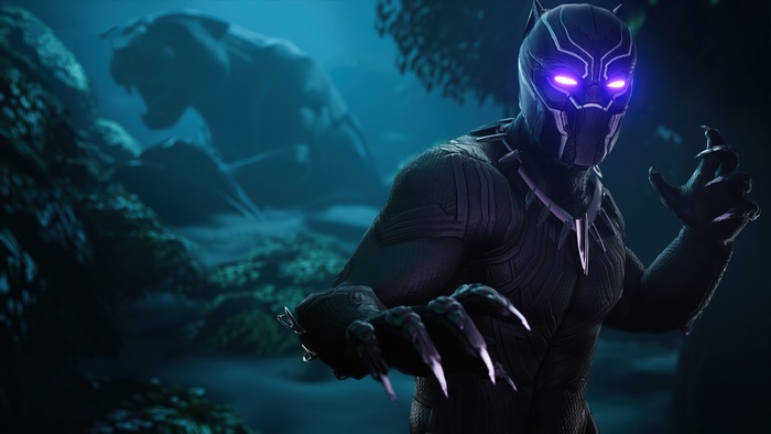 Black Panther from Fortnite 4K