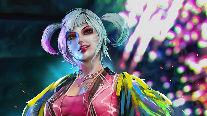 Harley Quinn artwork 4K