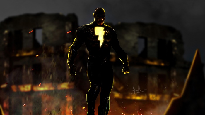 Black Adam artwork 4K