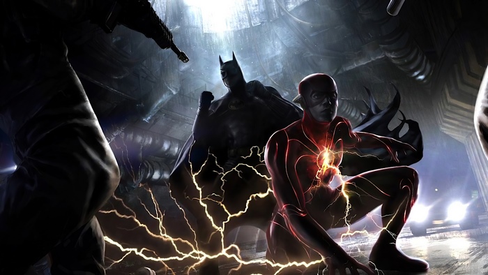 The Flash and Batman in 4K