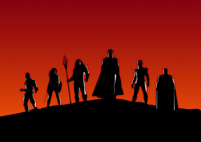 Justice League superheroes artwork 4K