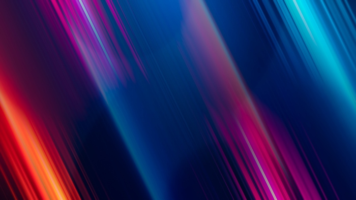 Abstract digital art with colorful light streaks