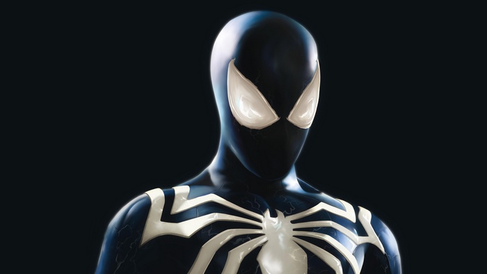 Spider-Man in Black Suit 4K