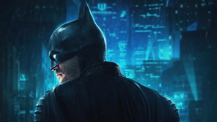 Batman in a dark city 4K