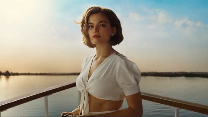 Emma Mackey in Death on the Nile 4K