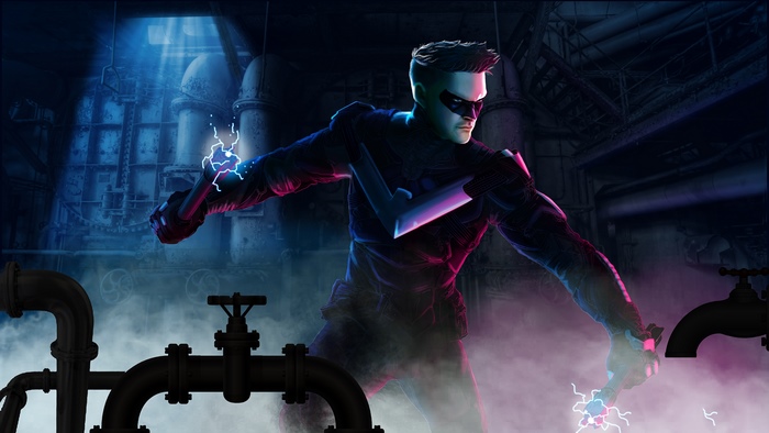 Nightwing artwork 4K