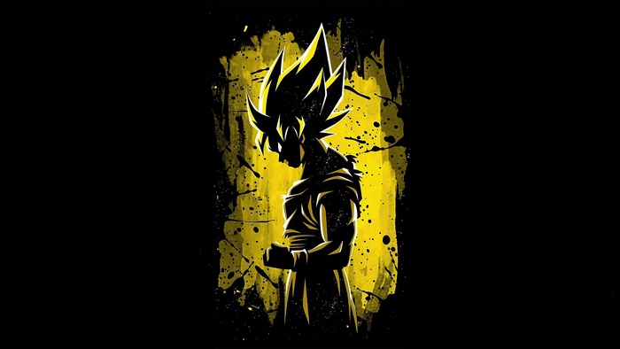 Goku from Dragon Ball Z artwork 4K