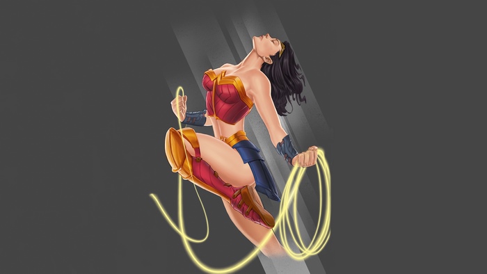 Wonder Woman artwork 4K