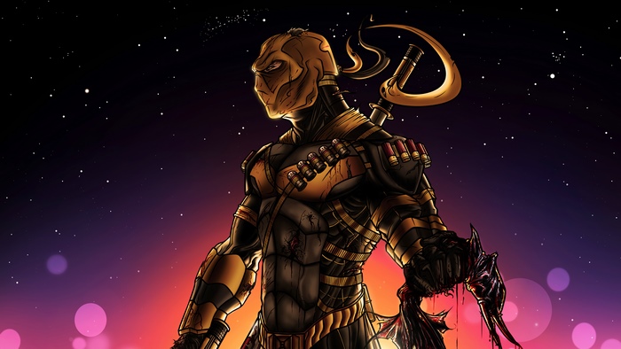Deathstroke artwork 4K