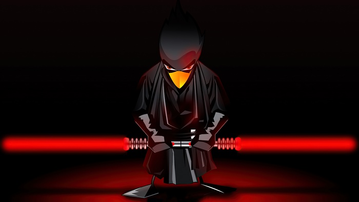 Tux the Linux penguin as a Star Wars character