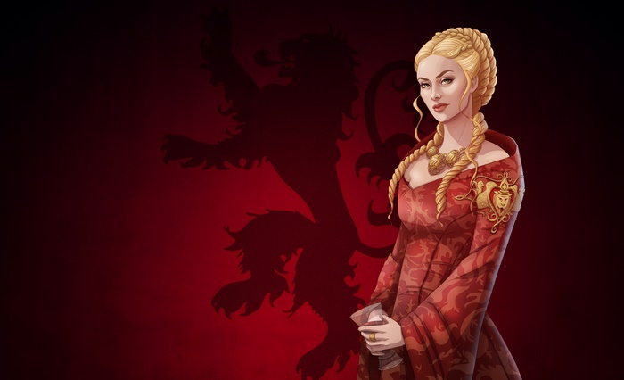 Cersei Lannister from Game of Thrones artwork