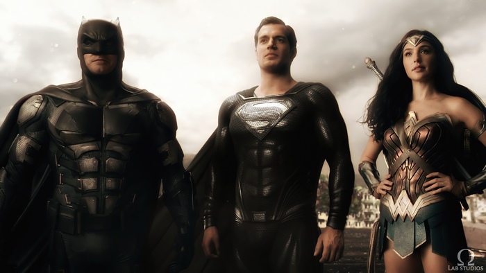 Superman, Batman, and Wonder Woman from Justice League