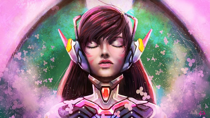 D.Va from Overwatch artwork