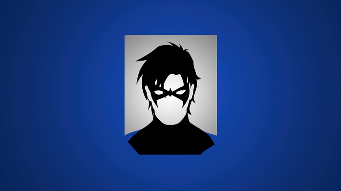 Minimalist Nightwing Artwork