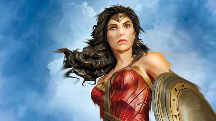 Wonder Woman artwork 4K