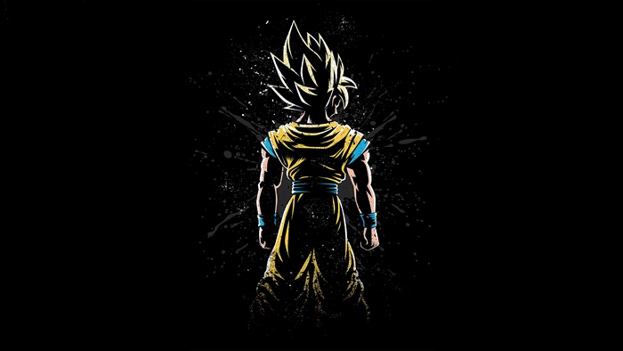 Goku from Dragon Ball Z artwork 4K