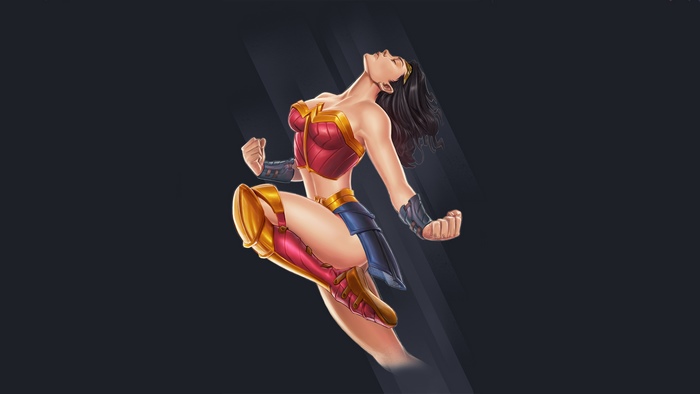 Wonder Woman artwork 4K